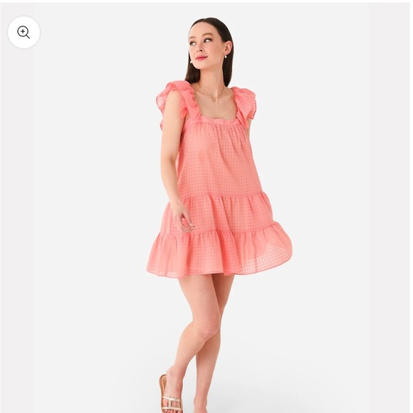 Katharine Kidd Maja MinI Dress Pink NWT - Picture 5 of 7